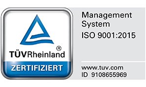 ISO 9001 Logo der Zertifizierung ISO 9001