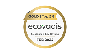 Ecovadis Silber Logo der Zertifizierung Ecovadis Silber 2025